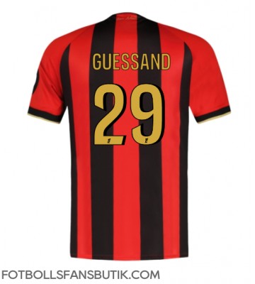 OGC Nice Evann Guessand #29 Replika Hemmatröja 2024-25 Kortärmad